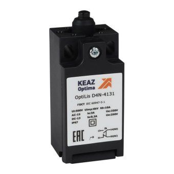 выключатель концевой optilis d4n-4131 толкатель пластик. en 50047 xckn2112p20 кэаз 365302 от магазина Штепсель и батарейка.