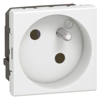 розетка 1-м сп 2мод. mosaic 16а ip41 45град. антибактер. 2p+e франц. стандарт механизм бел. leg 077145 от магазина Штепсель и батарейка.