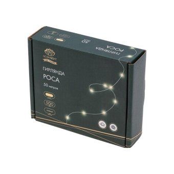 гирлянда светодиодная "роса" 50м 500led тепл. бел. ip20 230в с контроллером провод зел. neon-night 303-286 от магазина Штепсель и батарейка. - фото_6