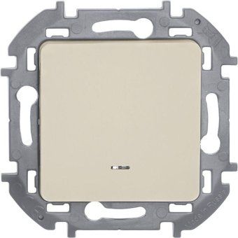 переключатель 1-кл. inspiria 10а ip20 250в 10ax с подсветкой / индикацией механизм сл. кость leg 673661 от магазина Штепсель и батарейка. - фото_2
