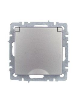 розетка brite рсбш10-3-44-брс 16а ip44 с заземл. защ. шторки с крышкой механизм сталь iek br-r16-16-44-k46 от магазина Штепсель и батарейка.