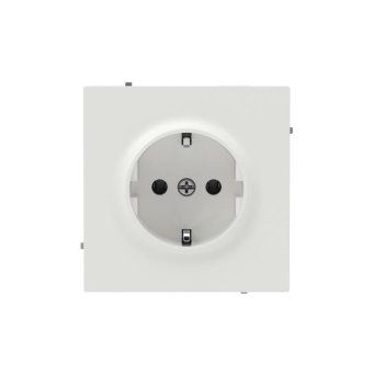 розетка силовая kant 2p+e без шторки бел. песок dkc 7010033 от магазина Штепсель и батарейка.