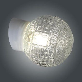 светильник нбб 64-60-080 "гранат" d150 1х60вт e27 ip20 прозр./корпус наклонный бел. элетех 1005100179 от магазина Штепсель и батарейка. - фото_5