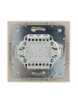выключатель 2-кл. сп mira 10а ip20 с подсветкой со вставкой крем. lezard 701-0303-112 от магазина Штепсель и батарейка. - фото_4