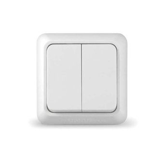 выключатель 2-кл. оп олимп 10а ip20 бел. universal о0023 от магазина Штепсель и батарейка.