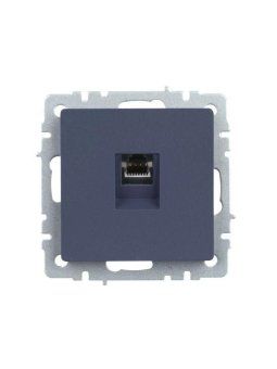 розетка компьютерная сп rj45 кат.5e brite рк10-брм механизм маренго iek br-k10-1-k35 от магазина Штепсель и батарейка. - фото_2