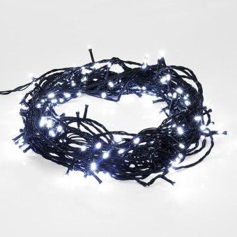 гирлянда светодиодная универсальная 20м 200led бел. 8вт ip20 с контроллером 8 режимов neon-night 303-106 от магазина Штепсель и батарейка. - фото_3