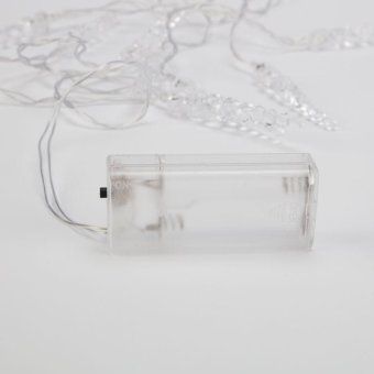 гирлянда светодиодная "сосульки" 1.5м 10led бел. 0.1вт ip20 провод пвх прозр. элементы питания 2хaa (не в компл.) neon-night 303-094 от магазина Штепсель и батарейка. - фото_9