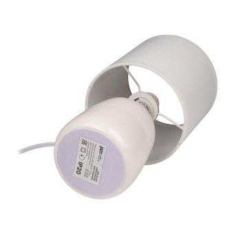 светильник настольный jh2-02-wh e14 ip20 130х130х255мм керамика; ткань; pvc-пластик бел. jazzway 5062313 от магазина Штепсель и батарейка. - фото_3