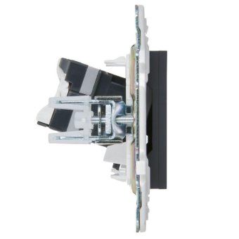 розетка компьютерная rj45 кат.5e skandy sk-k01g графит iek sk-k10-1-k53 от магазина Штепсель и батарейка. - фото_4