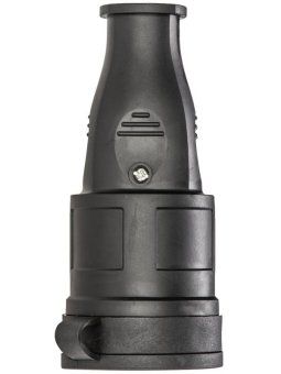 розетка 16а ip44 прямая с заземл. каучук красн. космос rksm-z-ip(r)16a от магазина Штепсель и батарейка. - фото_2