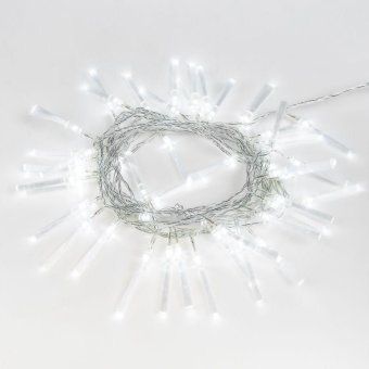 гирлянда светодиодная "кисточки" 5м 48led бел. 2вт ip20 neon-night 303-035 от магазина Штепсель и батарейка. - фото_4