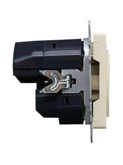 розетка brite рюш11-1-бркр 16а с usb a+c 18вт с заземл. защ. шторки механизм беж. iek br-r14-16-u22-018-k10 от магазина Штепсель и батарейка. - фото_3