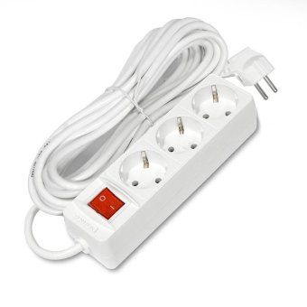 удлинитель 3х7м с заземл. 16а ip20 3.5квт пвс 3х1 с выкл. бел. domtok 2383 от магазина Штепсель и батарейка. - фото_3