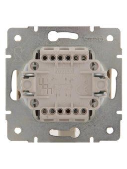 выключатель 2-кл. сп rain ip20 с подсветкой механизм крем. lezard 703-0388-112 от магазина Штепсель и батарейка. - фото_2