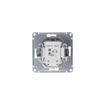 выключатель 1-кл. сп atlasdesign 10а ip20 (сх. 1а) 10ax с подсветкой механизм алюм. se atn000313 от магазина Штепсель и батарейка. - фото_2