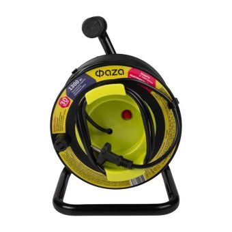 удлинитель на катушке 1х30м cr-01-3000 фаzа 5063761 от магазина Штепсель и батарейка.
