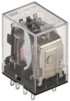 реле рэк 78-4 3а 24в ac iek rrp20-4-03-024a от магазина Штепсель и батарейка.