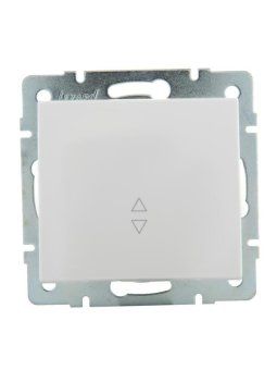 переключатель проходной 1-кл. сп rain ip20 механизм бел. lezard 703-0288-105 от магазина Штепсель и батарейка.