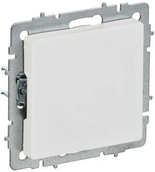 заглушка brite мз10-браб с суппортом механизм арктич. бел. iek br-pl10-k91 от магазина Штепсель и батарейка.