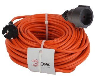 удлинитель-шнур 1х30м без заземл. 10а ip20 upx-1-2х1-30m пвс 2х1 (бухта) эра б0046807 от магазина Штепсель и батарейка.