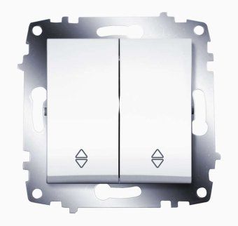 переключатель 2-кл. 1мод. сп cosmo 10а ip20 (сх. 6) механизм бел. abb 619-010200-211 от магазина Штепсель и батарейка.