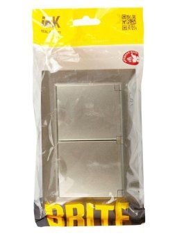 розетка 2-м сп brite рсбш12-3-44-брш 16а в сборе ip44 с крышкой шампань iek br-r26-16-44-k37-f от магазина Штепсель и батарейка. - фото_7