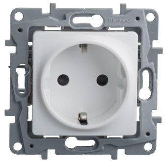розетка 1-м сп etika 16а ip31 250в 2p+e с заземл. защ. шторки немецк. стандарт винтов. клеммы механизм бел. leg 672222 от магазина Штепсель и батарейка. - фото_13