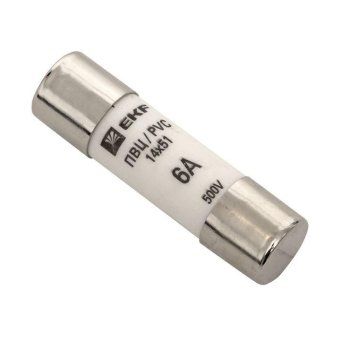 вставка плавкая цилиндрическая пвц 14х51 6а ekf pvc-14x51-6 от магазина Штепсель и батарейка.