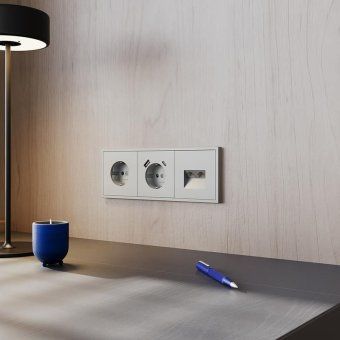 розетка 1-м сп s70 16а с usb a+с с заземл. защ. шторки механизм сталь voltum vls040505 от магазина Штепсель и батарейка. - фото_7