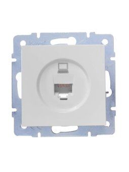 розетка компьютерная 1-м сп vesna механизм бел. lezard 742-0288-139 от магазина Штепсель и батарейка. - фото_4