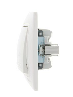 переключатель проходной 2-кл. сп mira 10а ip20 с бел.вставкой бел. lezard 701-0202-106 от магазина Штепсель и батарейка. - фото_4