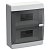 корпус пластиковый щрн-п-8 ip41 черн. прозр. дверь union compact iek uic-kp12-n-08-41-k01 от магазина Штепсель и батарейка.