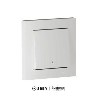 выключатель 1-кл. atlasdesign smart 10а (сх. 1) l+n с подсветкой zigbee механизм бел. se atn000113z от магазина Штепсель и батарейка. - фото_2