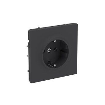 розетка силовая kant 2p+e защ. шторки черн. уголь dkc 7012003 от магазина Штепсель и батарейка. - фото_2
