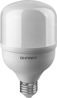 лампа светодиодная высокомощная 82 901 oll-t80-30-230-865-e27 30вт 6500к холод. бел. e27 2400лм 176-264в онлайт 82901 от магазина Штепсель и батарейка.