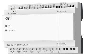 модуль цпу плк 410 14 di 8 ro 220в ac с ethernet портом без экрана oni plc-410-cpu-14d08r-0ac-00 от магазина Штепсель и батарейка. - фото_3