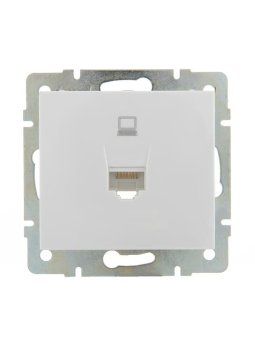 розетка компьютерная сп rain rj45 16а ip20 механизм бел. lezard 703-0288-139 от магазина Штепсель и батарейка.