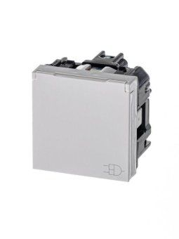 розетка 1-м сп 2мод. zenit 16а ip21 250в с заземл. schuko защ. шторки с крышкой механизм альп. бел. abb 2cla228810n1101 от магазина Штепсель и батарейка.