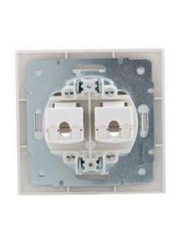 розетка компьютерная 2-м сп mira rj45 бел./бел. lezard 701-0202-141 от магазина Штепсель и батарейка. - фото_4