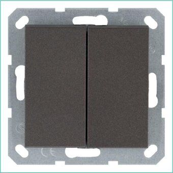 переключатель проходной 2-кл. 10а ip20 механизм мокко jasmart g3022z от магазина Штепсель и батарейка.