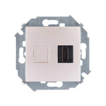 розетка аудио/видео hdmi сп simon 15 механизм шампань simon 1591407-034 от магазина Штепсель и батарейка.