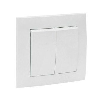 выключатель 2-кл. сп валенсия 10а ip20 бел. proxima ekf ewv10-023-10 от магазина Штепсель и батарейка. - фото_2