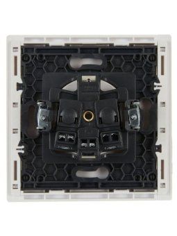 розетка сп forte&piano fp215 16а с заземл. защ. шторки винт. крепл. бел. iek fp-r14-16-k01 от магазина Штепсель и батарейка. - фото_2