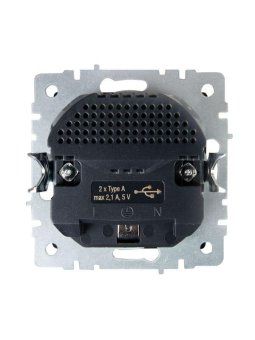 розетка brite рюш10-1-бртб 16а с usb a+a 2.1а с заземл. защ. шторки темн. механизм бронза iek br-r14-16-u21-d21-k45 от магазина Штепсель и батарейка.