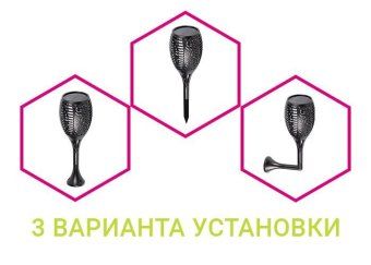 светильник светодиодный садовый slr-s06 72led 78см ip44 эффект факела на солнечн. батарее фаzа 5034266 от магазина Штепсель и батарейка. - фото_4