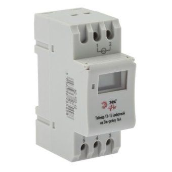 таймер pro no-903-40 тэ-15 цифровой на din-рейку 16а эра б0050656 от магазина Штепсель и батарейка.