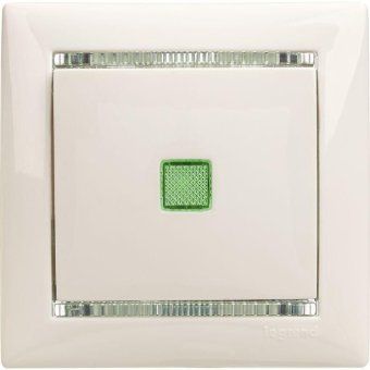 выключатель 1-кл. сп valena 10а ip31 250в с зел. индикацией механизм бел. leg 774410 от магазина Штепсель и батарейка. - фото_3