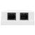 розетка настенная teracom кат.5e неэкранированная 2 порта rj-45 dual idc бел. ekf trc-wbox-2rj45-5eutp-wh от магазина Штепсель и батарейка. - фото_2