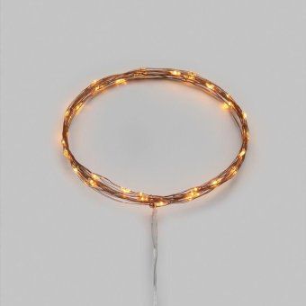 гирлянда светодиодная "роса" 5м 50 led янтар. ip20 2хаа (в комплект не входят) neon-night 302-068 от магазина Штепсель и батарейка. - фото_3